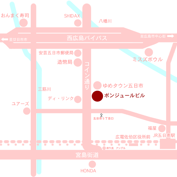 ボンジュールビル地図