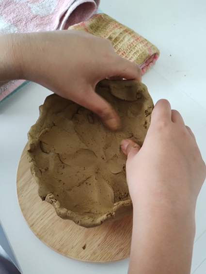 出張陶芸体験の様子5