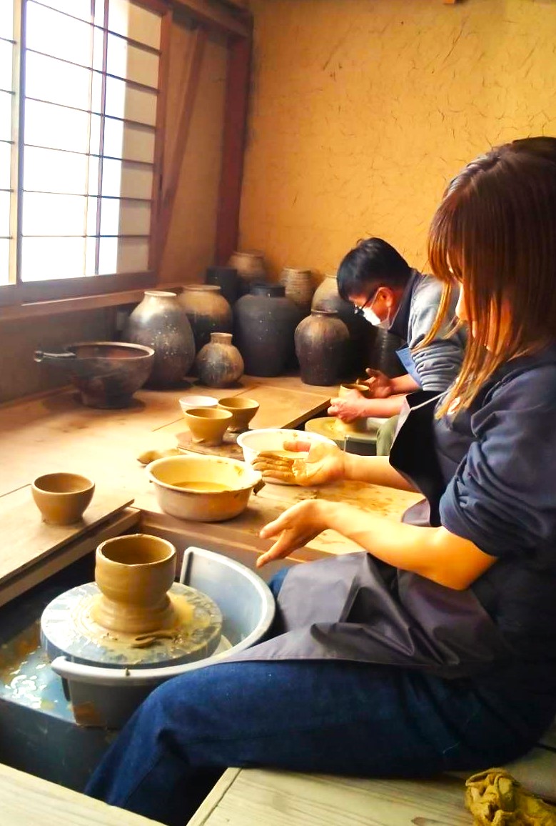ろくろ体験 in 夢白窯